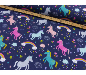 Jersey - Dreaming Unicorn dunkelblaugrau schwarz